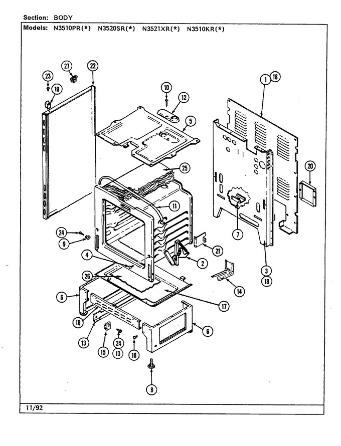 Diagram for N3520SRA