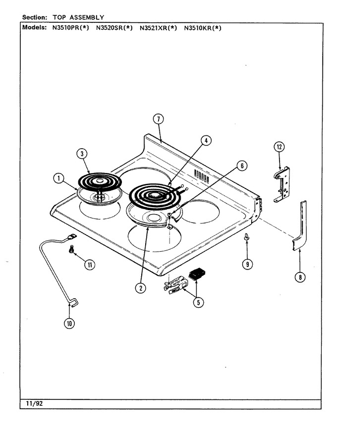 Diagram for N3520SRA
