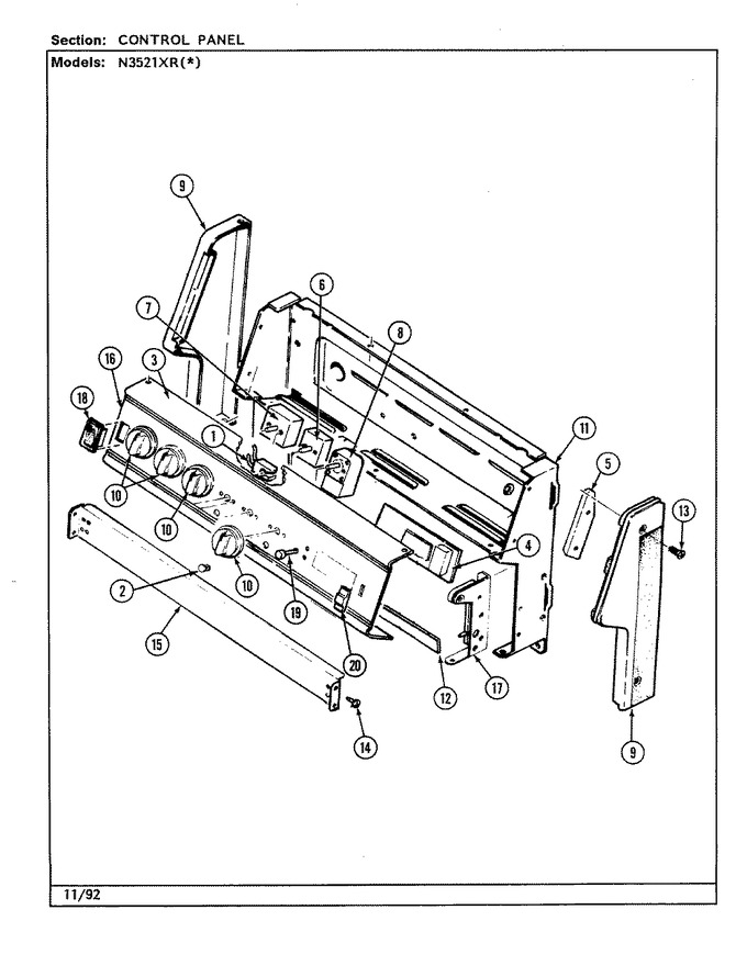 Diagram for N3521XRW