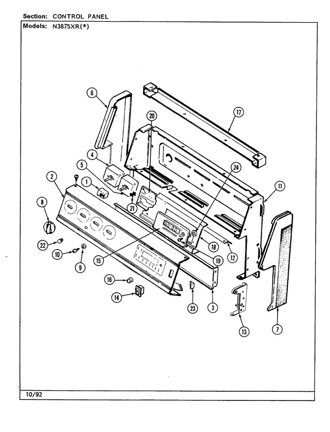 Diagram for N3875XRA