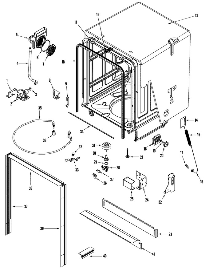 Diagram for NDB8630AWZ