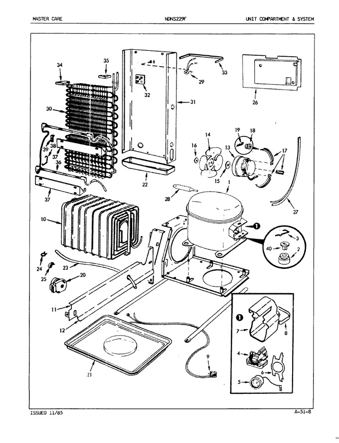 Diagram for NDNS229FH (BOM: 5A63A)