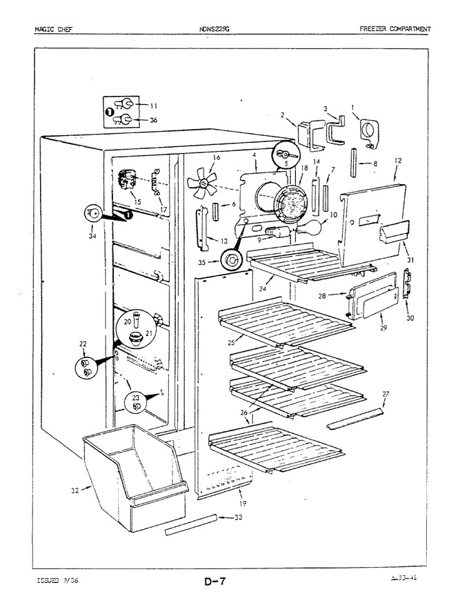 Diagram for NDNS229GA (BOM: 5N65A)