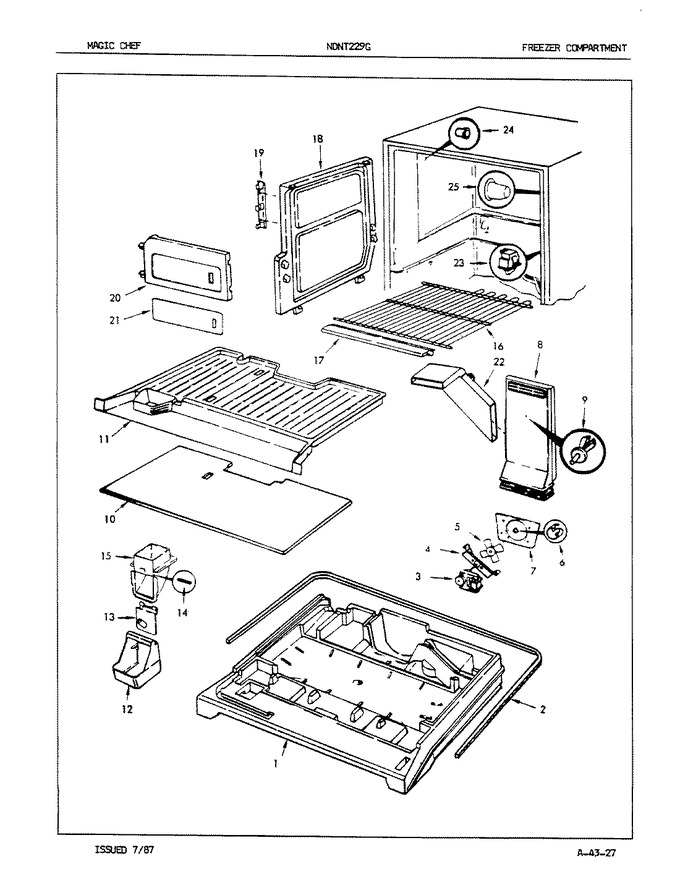 Diagram for NDNT229G (BOM: 5E69A)