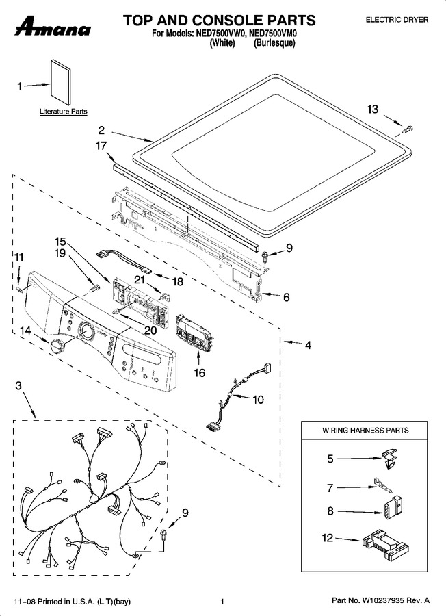 Diagram for NED7500VM0