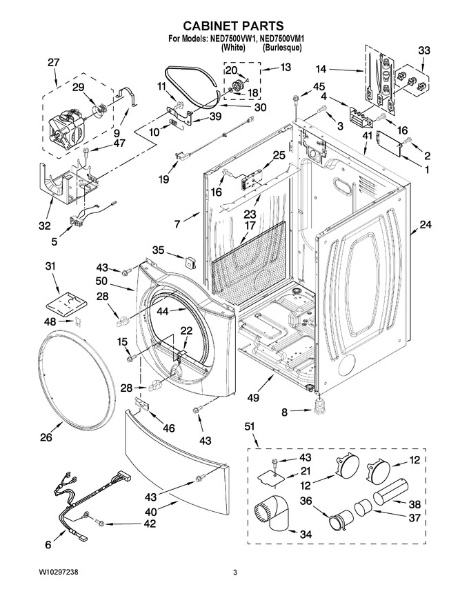 Diagram for NED7500VW1