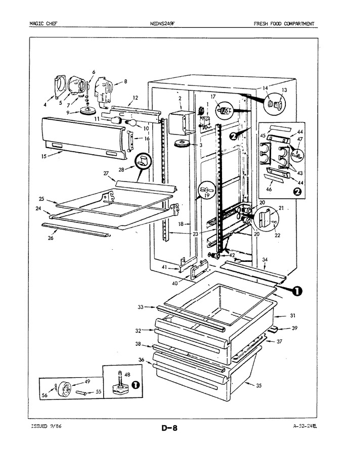 Diagram for NEDNS249F (BOM: 5M51B)
