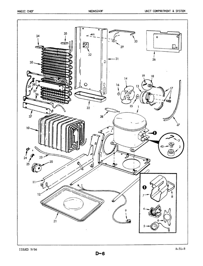 Diagram for NEDNS249F (BOM: 5M51B)