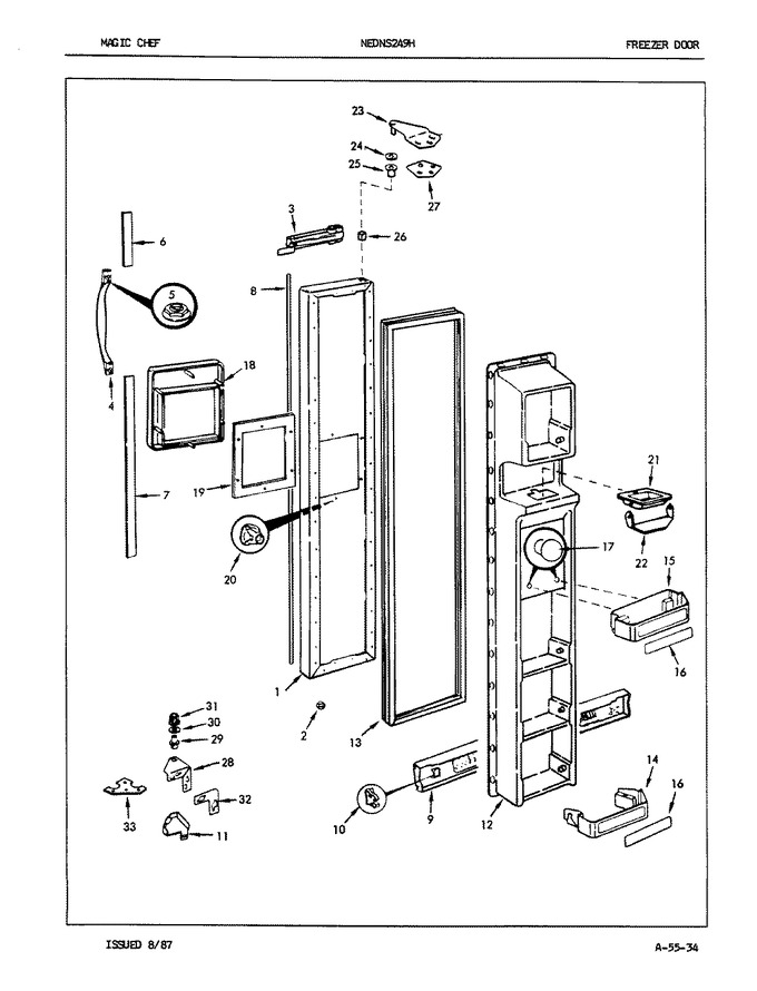 Diagram for NEDNS249HA (BOM: 7L38A)