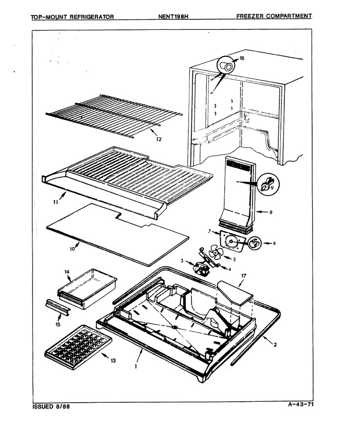 Diagram for NENT198HA (BOM: 7A71A)