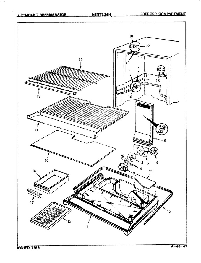 Diagram for NENT238HA (BOM: 7A72A)