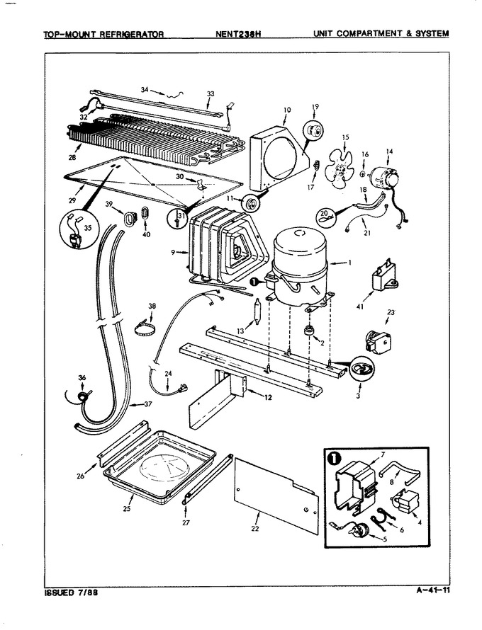 Diagram for NENT238HH (BOM: 7A72A)