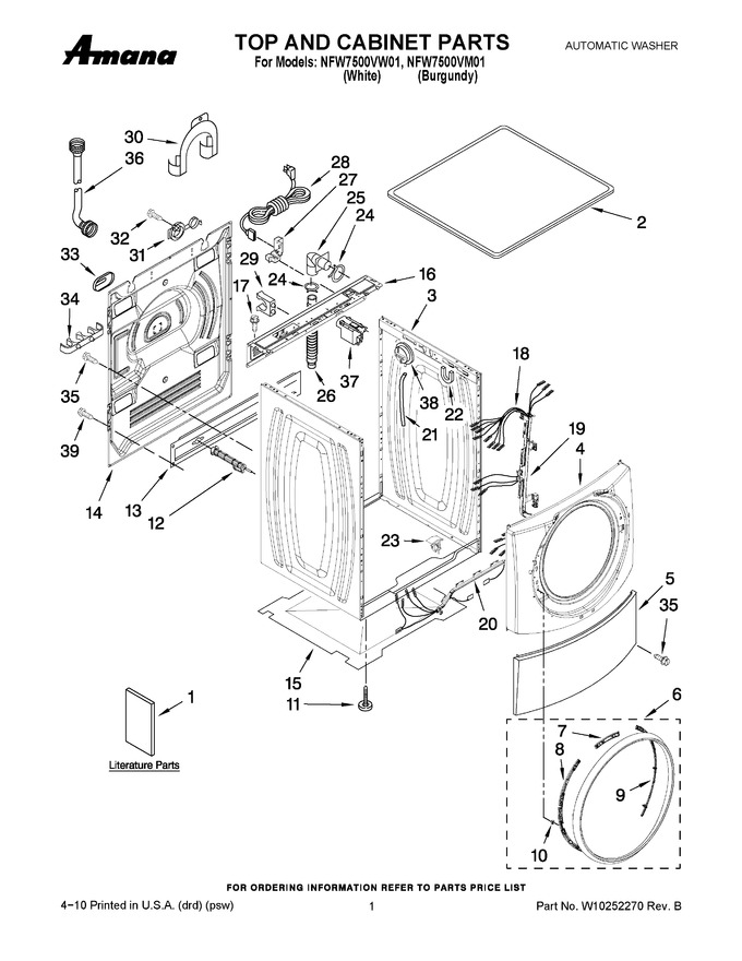 Diagram for NFW7500VM01