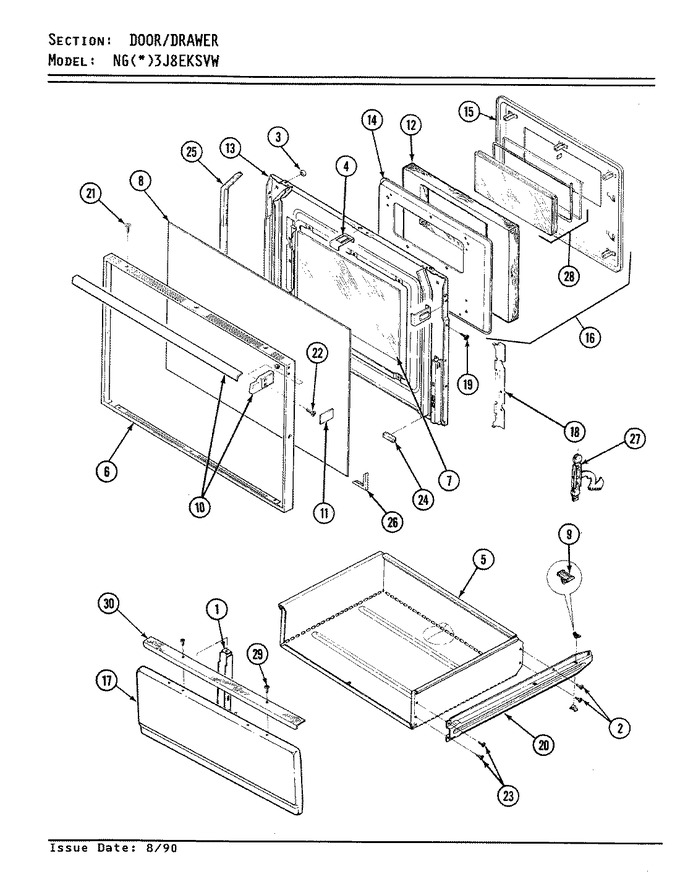 Diagram for NGA3J8EKSVW