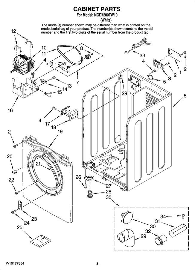 Diagram for NGD7200TW10
