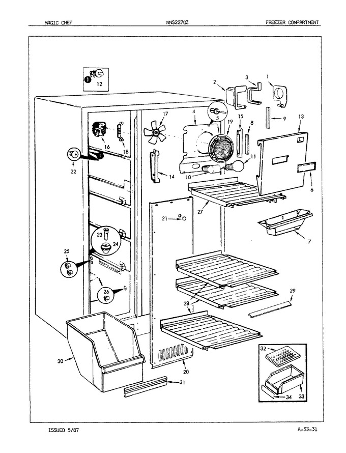 Diagram for NNS227GZA (BOM: 7L34A)