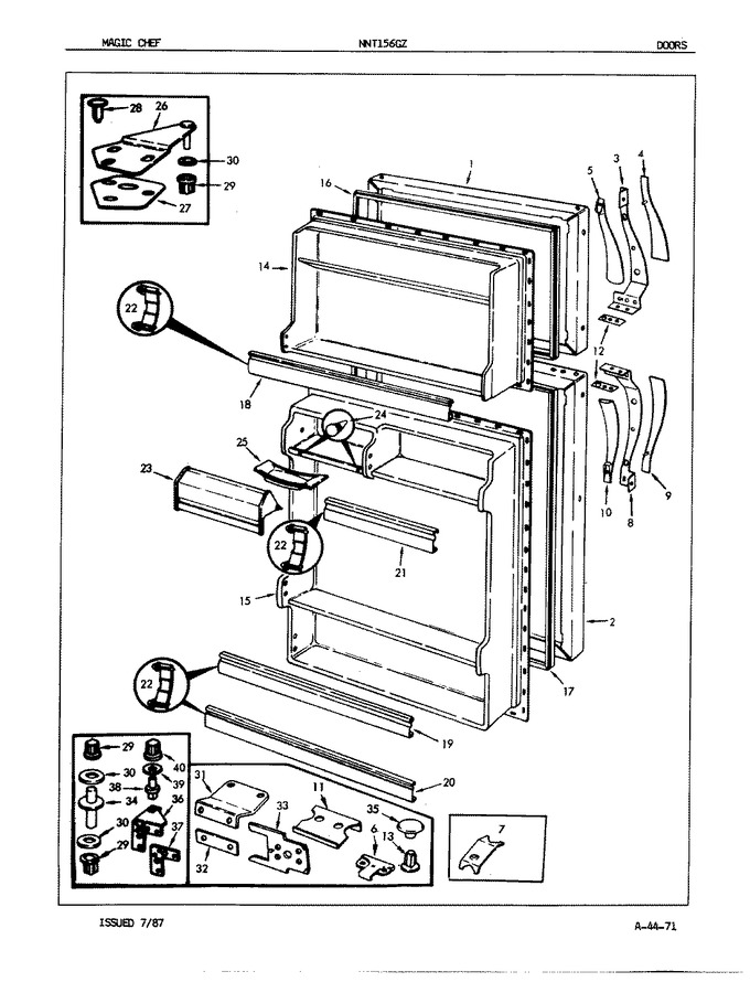 Diagram for NNT156GZA (BOM: 7A08B)