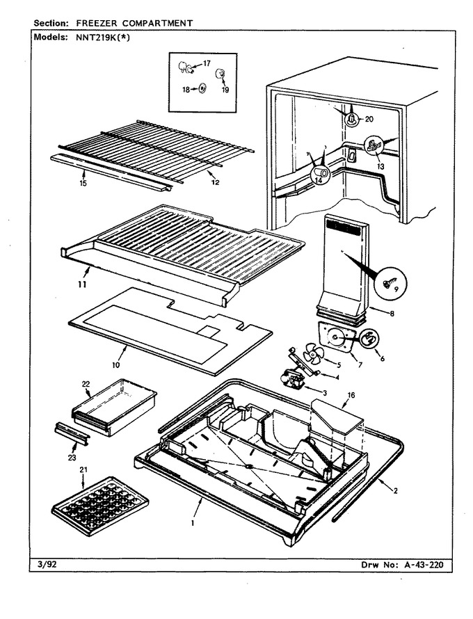 Diagram for NNT219KA (BOM: BC80A)