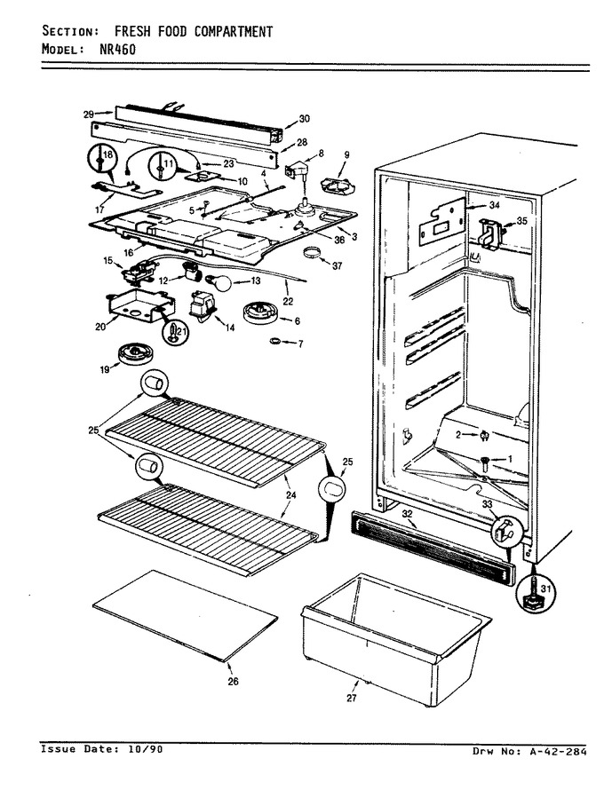 Diagram for NR460H (BOM: AF03B)