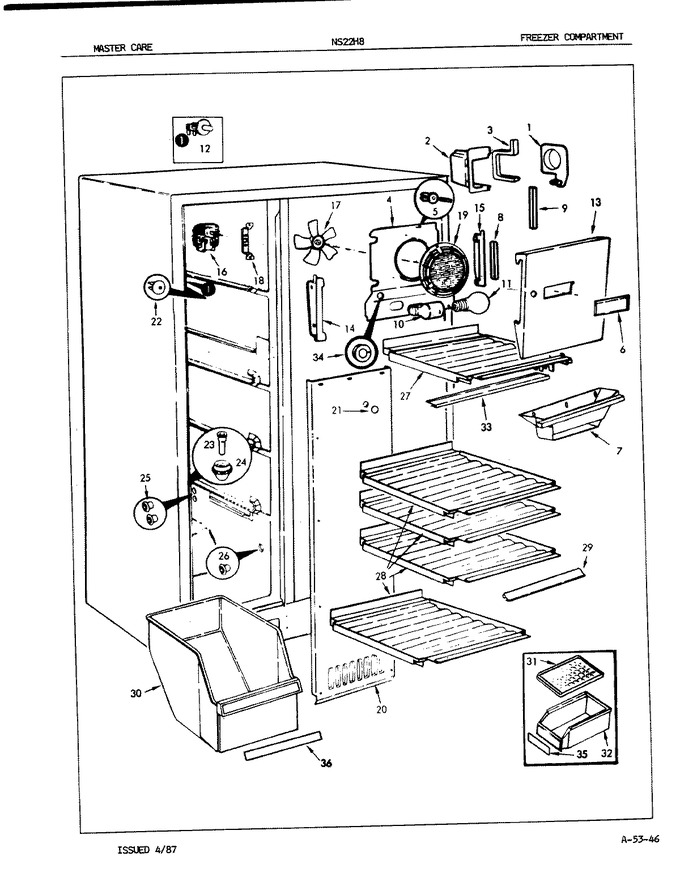Diagram for NS22H8 (BOM: 7L03A)