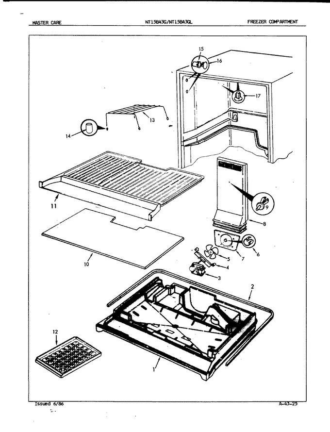 Diagram for NT15B43GA (BOM: 5D56A)