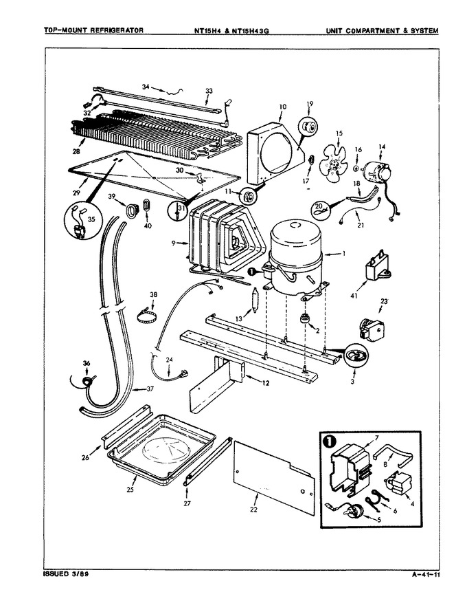 Diagram for NT19HX3GA (BOM: 9D45A)