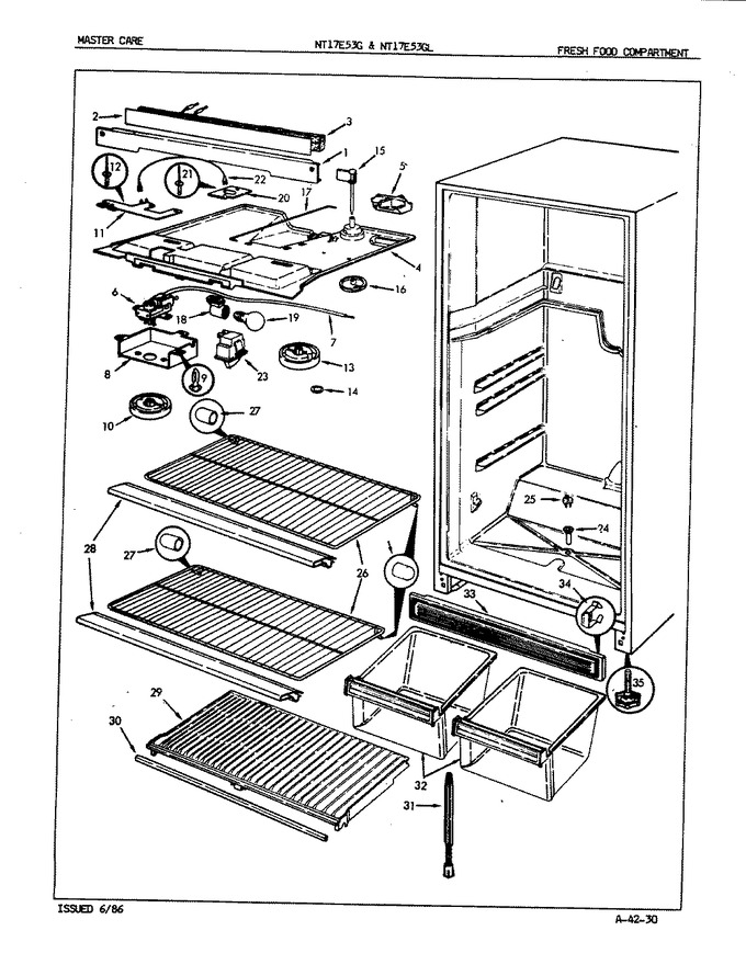 Diagram for NT17E53GA (BOM: 5D57A)