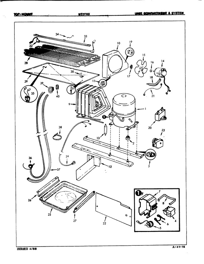 Diagram for NT17HXA (BOM: 8D23A)