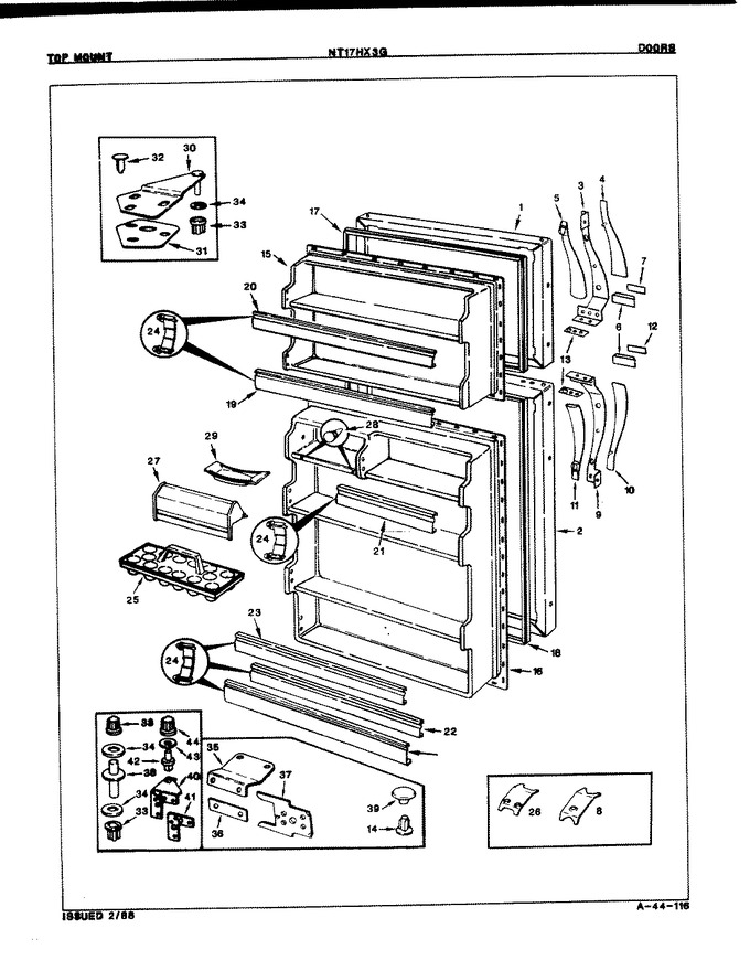 Diagram for NT17HX3GA (BOM: 8D55A)