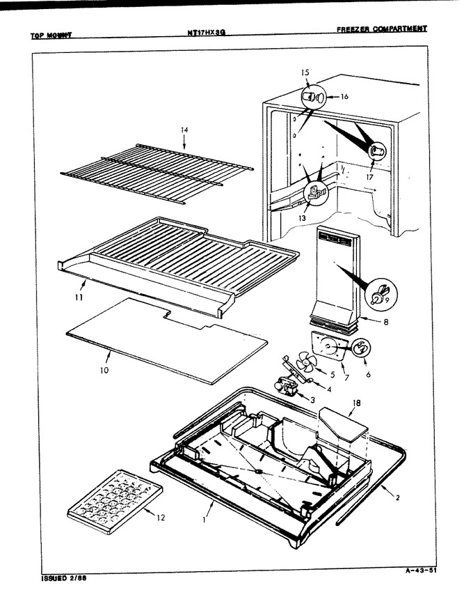 Diagram for NT17HX3GLA (BOM: 8D55B)