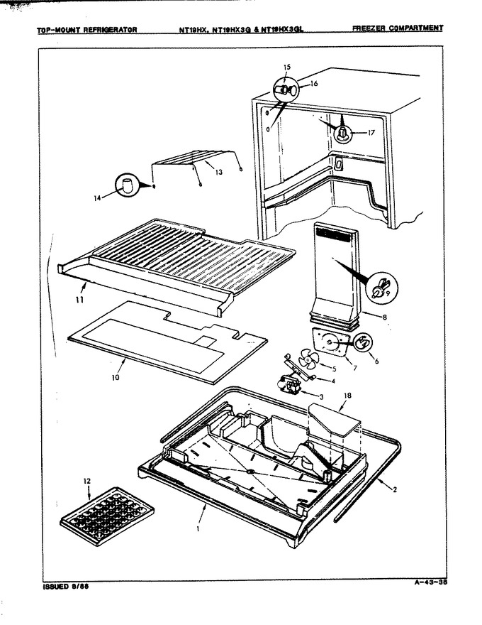 Diagram for NT19HX3GLA (BOM: 8D58B)