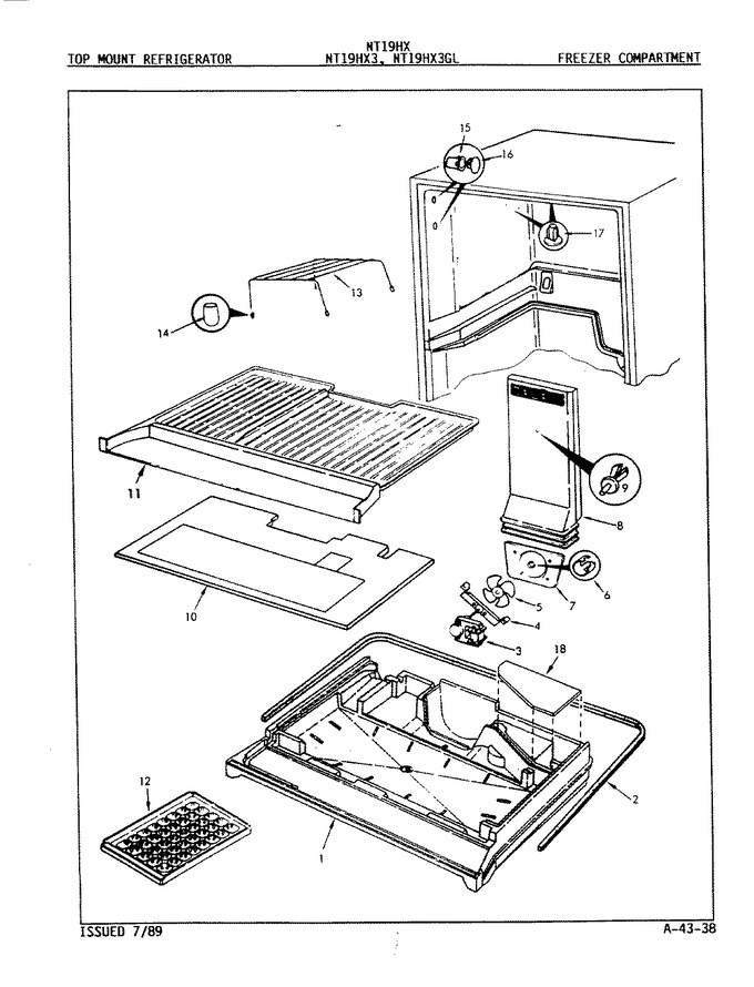 Diagram for NT19HXA (BOM: 9D03A)