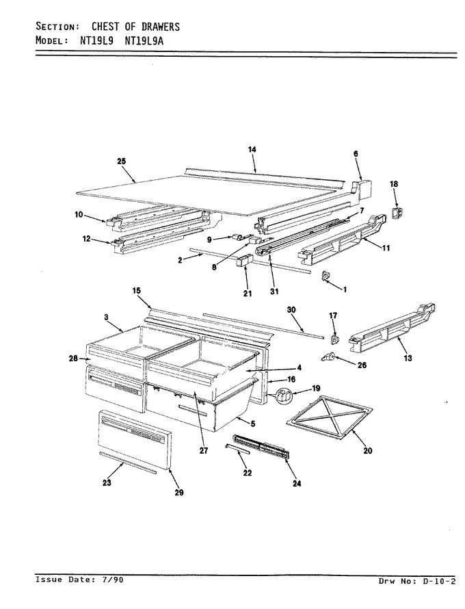 Diagram for NT19L9 (BOM: AA61C)