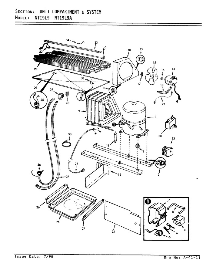 Diagram for NT19L9A (BOM: AA62A)