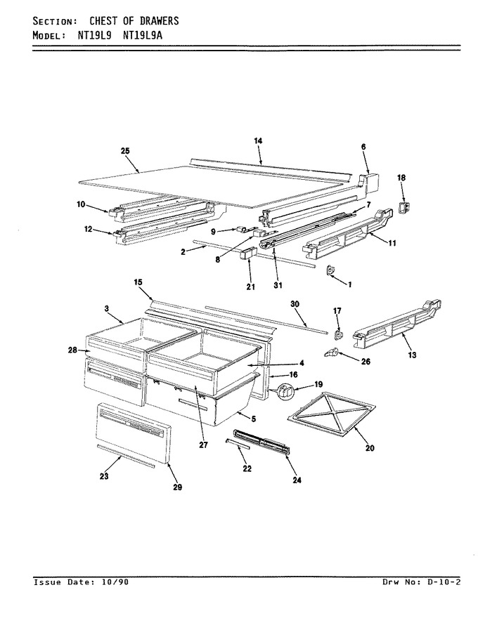 Diagram for NT19L9A (BOM: BA62A)