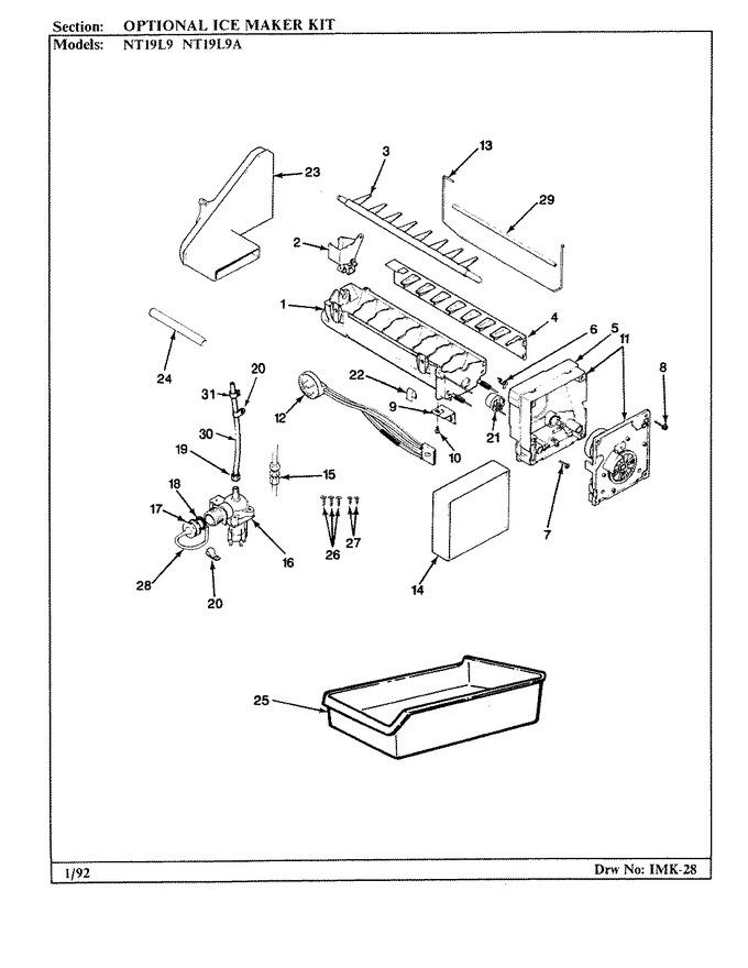 Diagram for NT19L9 (BOM: BA61C)