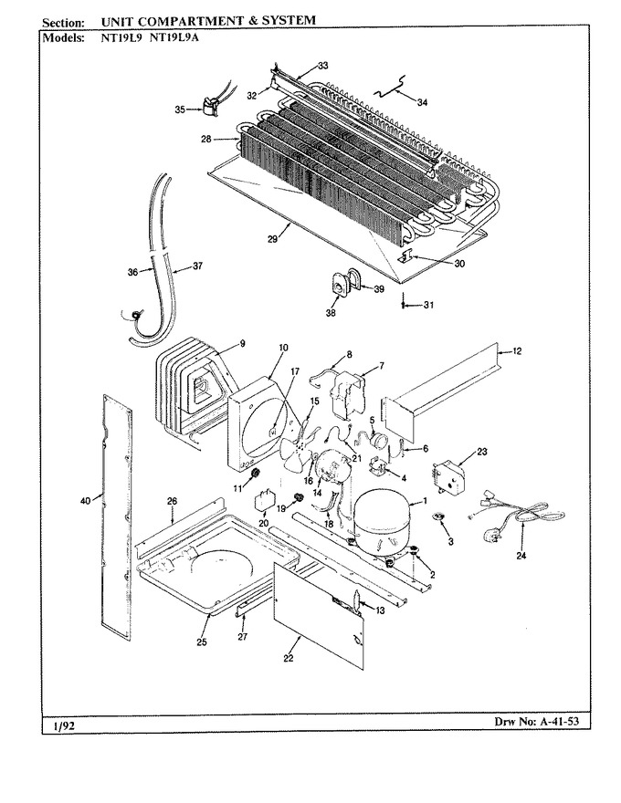 Diagram for NT19L9 (BOM: BA61B)