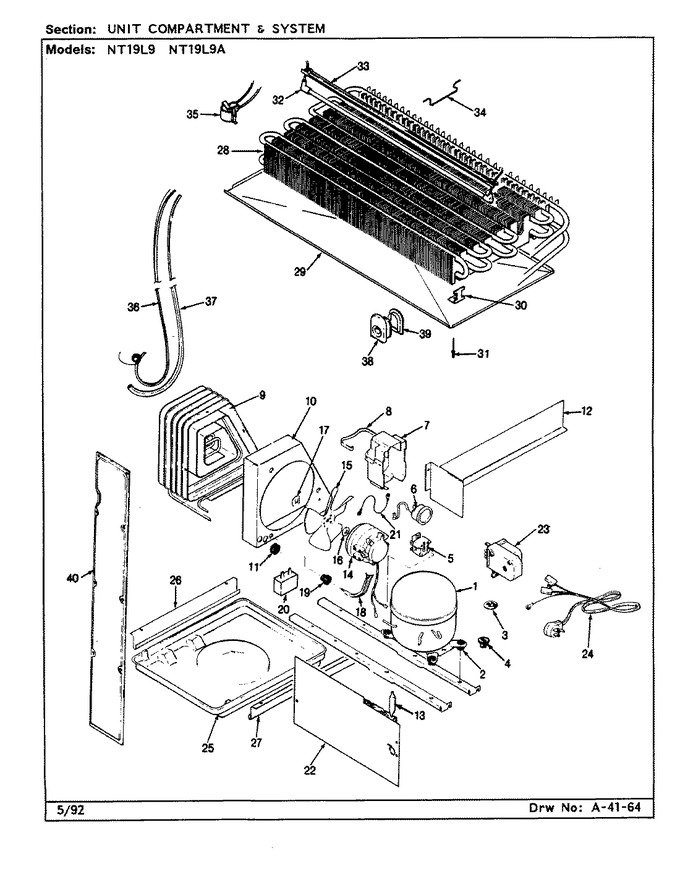 Diagram for NT19L9A (BOM: CA62A)
