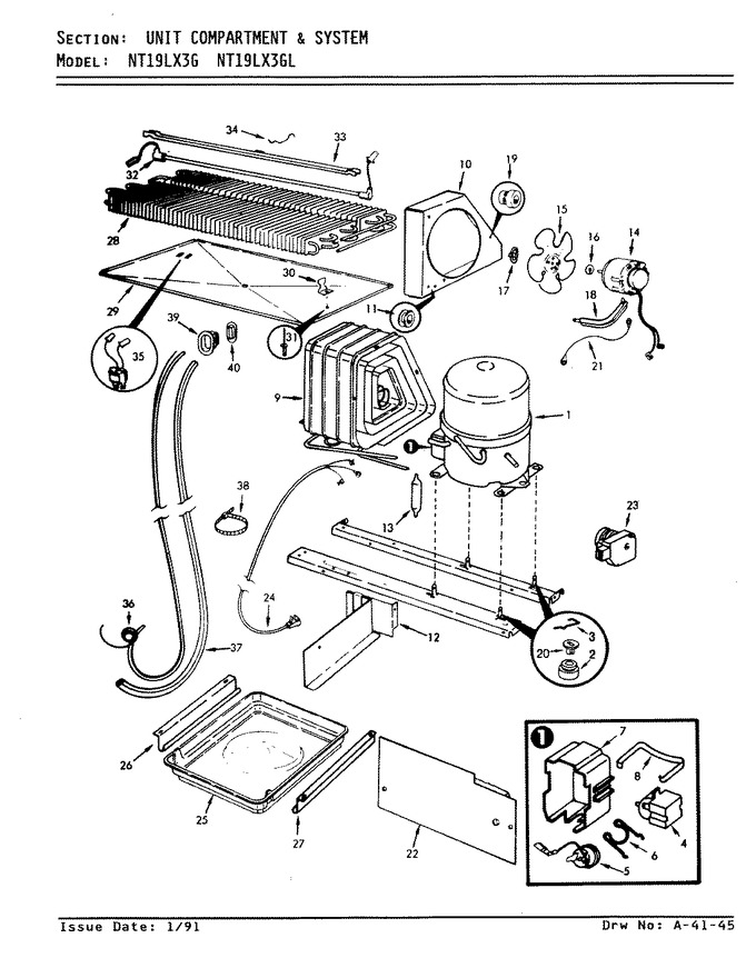Diagram for NT19LX3GLA (BOM: AF70A)