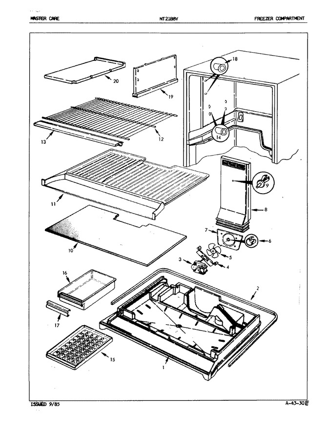 Diagram for NT21B8VA (BOM: 5A76A)