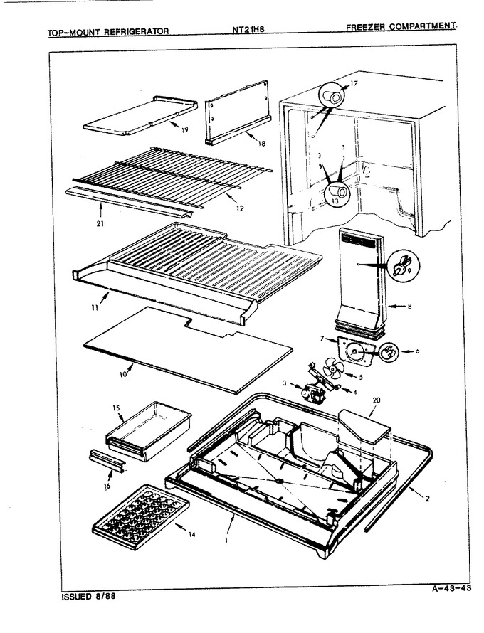Diagram for NT21H8 (BOM: 7A58A)