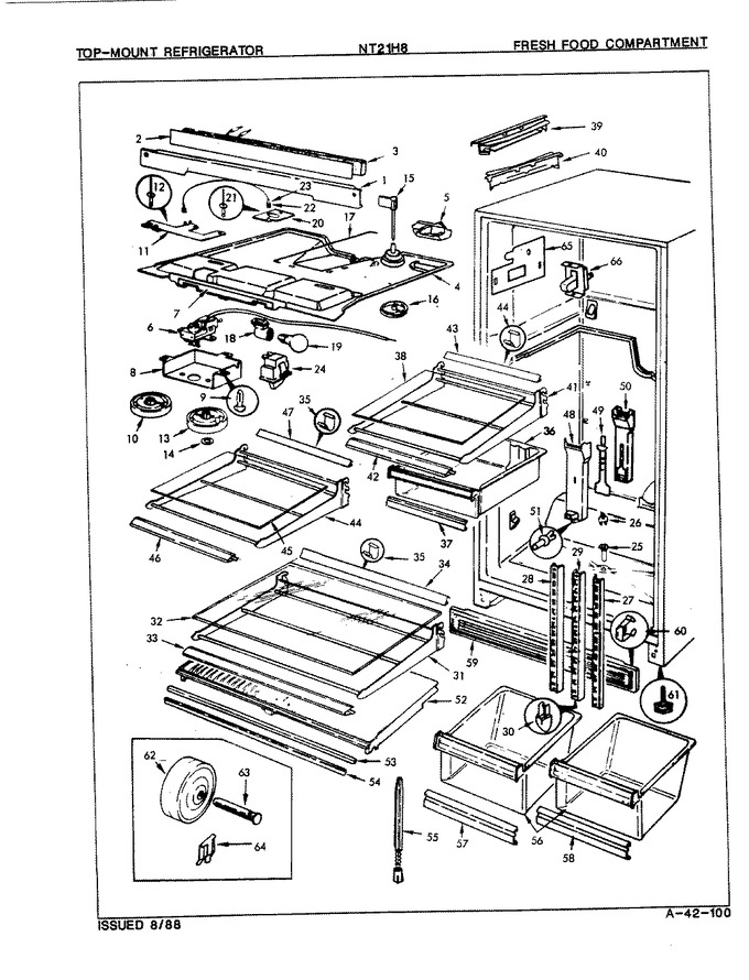 Diagram for NT21H8 (BOM: 7A58A)