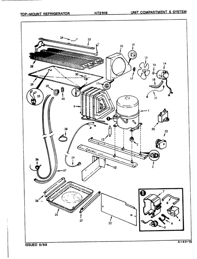 Diagram for NT21H8A (BOM: 8A79A)