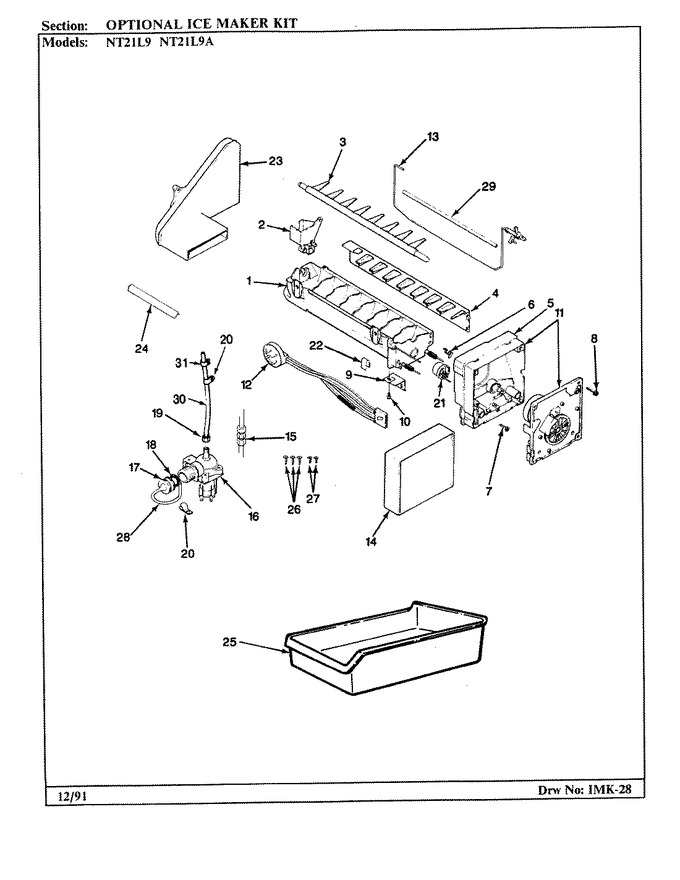 Diagram for NT21L9A (BOM: BA76A)