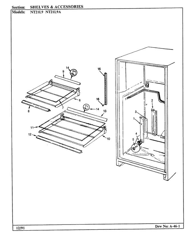 Diagram for NT21L9A (BOM: BA76A)