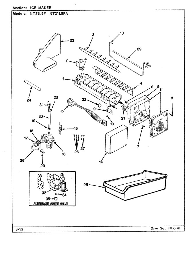 Diagram for NT21L9FA (BOM: BA74C)