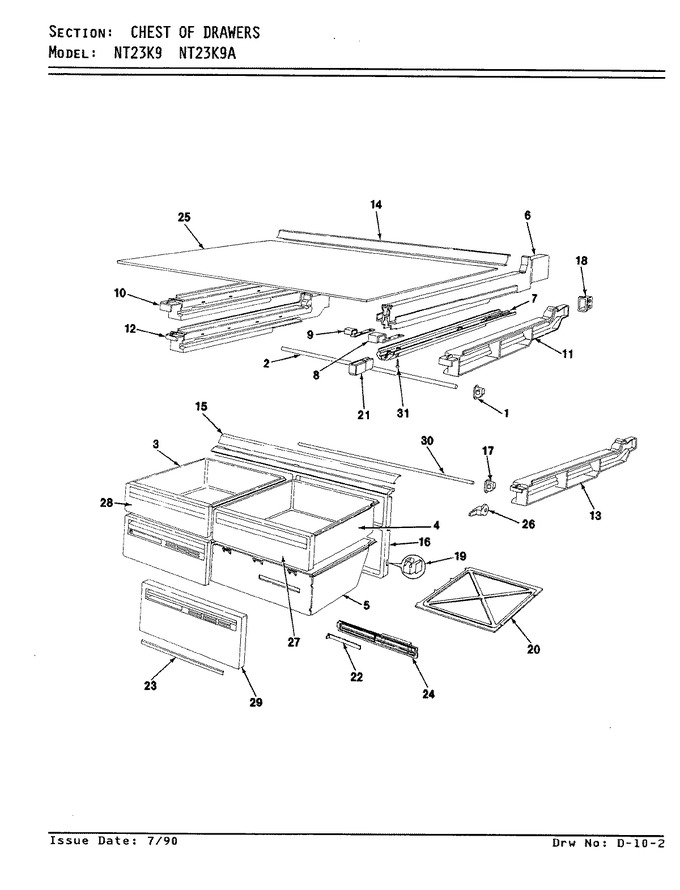 Diagram for NT23K9A (BOM: 9A06C)
