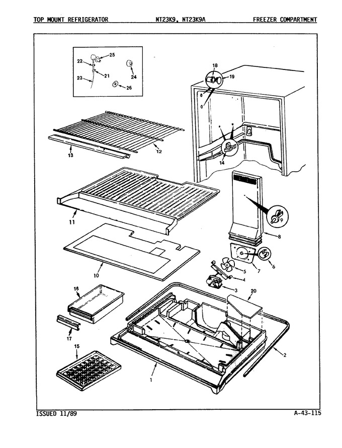Diagram for NT23K9A (BOM: 9A70A)
