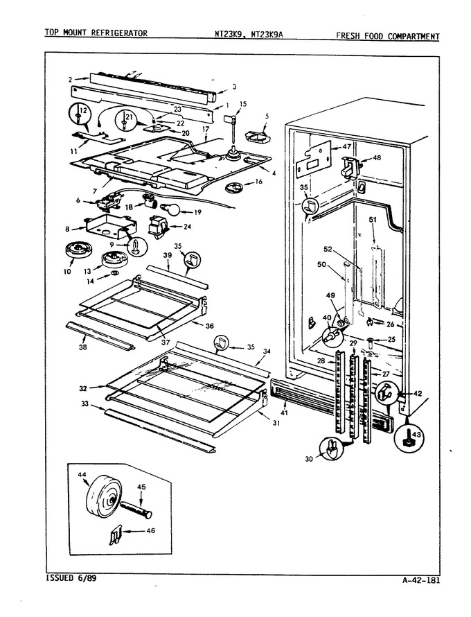 Diagram for NT23K9A (BOM: 9A70A)