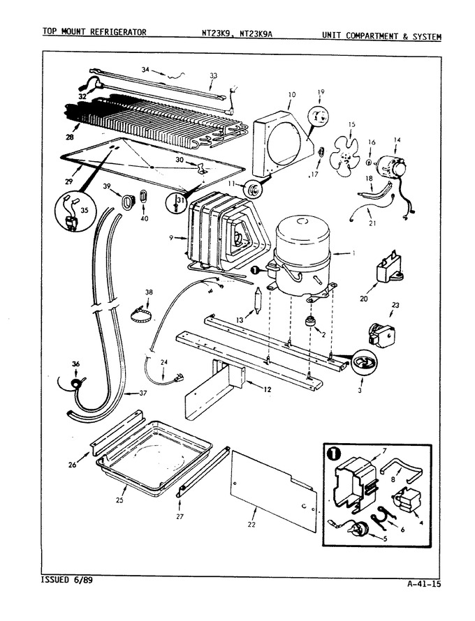 Diagram for NT23K9A (BOM: 9A70A)